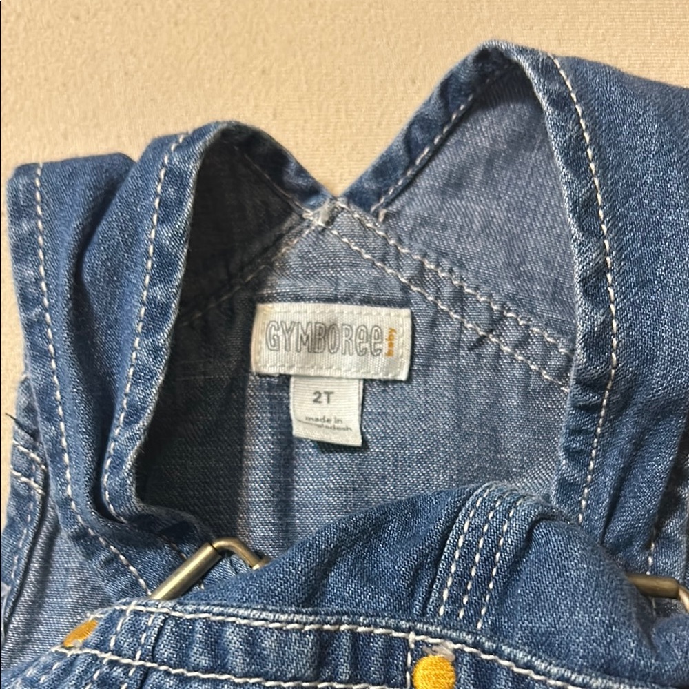 Blue Denim Overalls - Picture 2 of 4